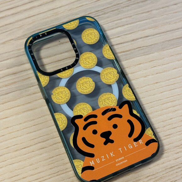 MUZIKTIGER Coin iPhone Case 13 Pro MagSafe Impact Sierra Blue - Picture 2 of 6